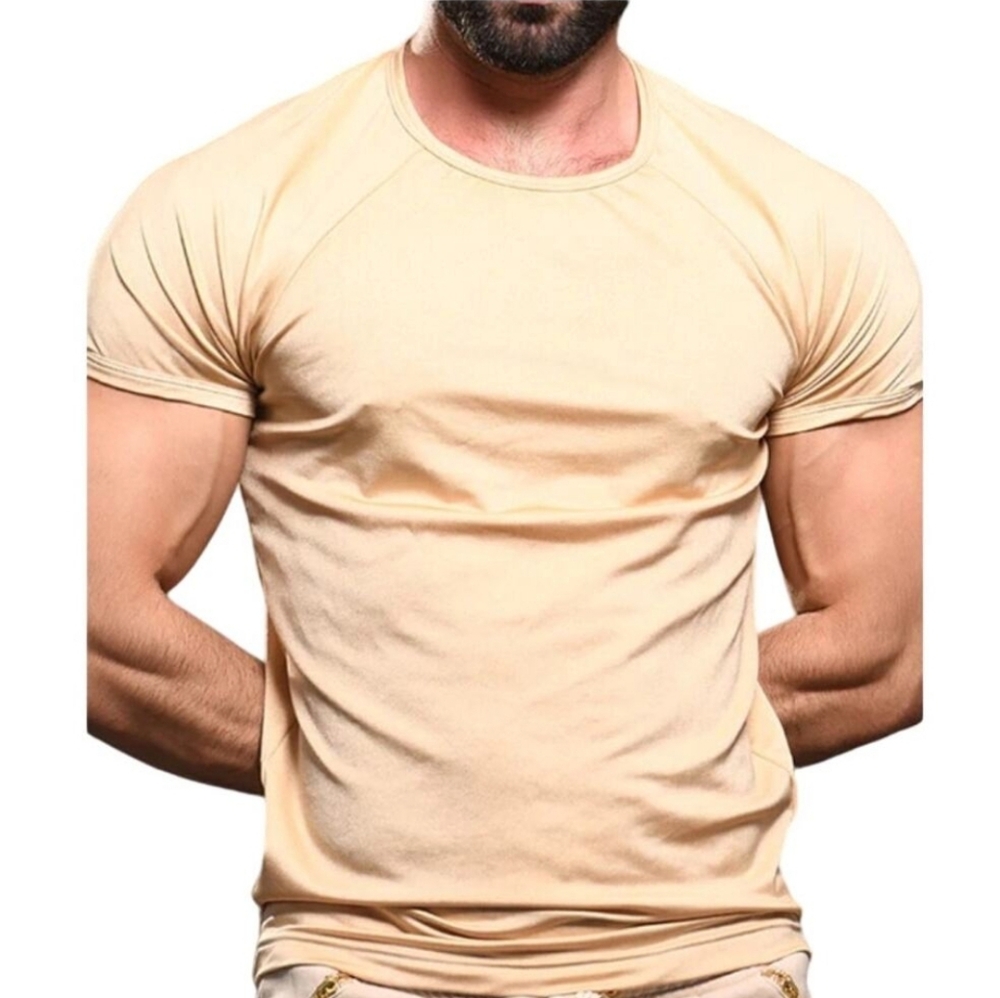 Andrew Christian Champagne Shimmer Tee XL Extra Large